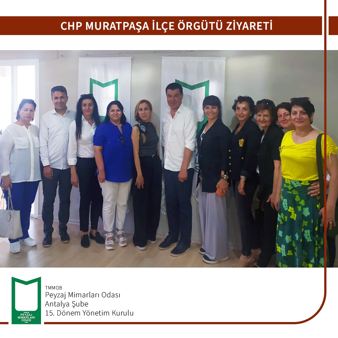 CHP MURATPAŞA İLÇE ÖRGÜTÜ ŞUBEMİZE ZİYARETİ