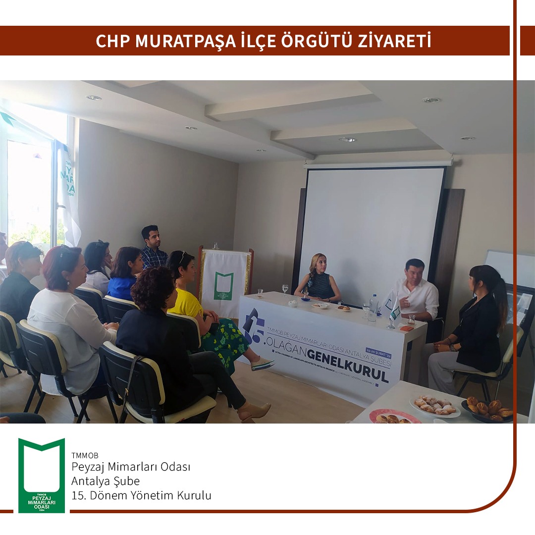 CHP MURATPAŞA İLÇE ÖRGÜTÜ ŞUBEMİZE ZİYARETİ