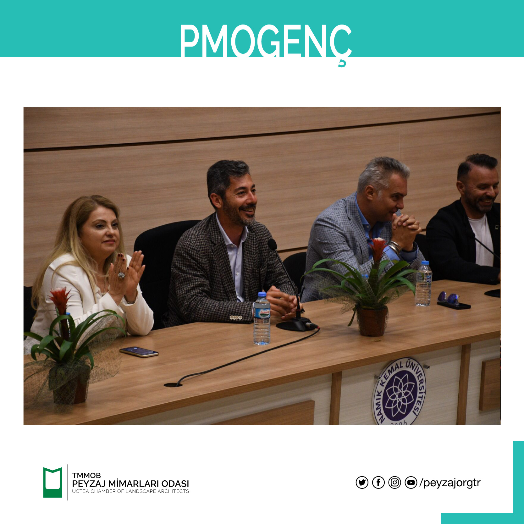 PEYZAJ MİMARLARI ODASI GELECEĞİN PEYZAJ MİMARLARI İLE BULUŞUYOR | TEKİRDAĞ NAMIK KEMAL ÜNİVERSİTESİ