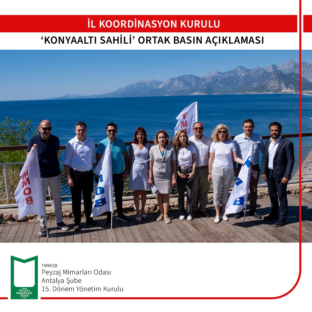 ANTALYA İL KOORDİNASYON KURULU BASIN AÇIKLAMASI