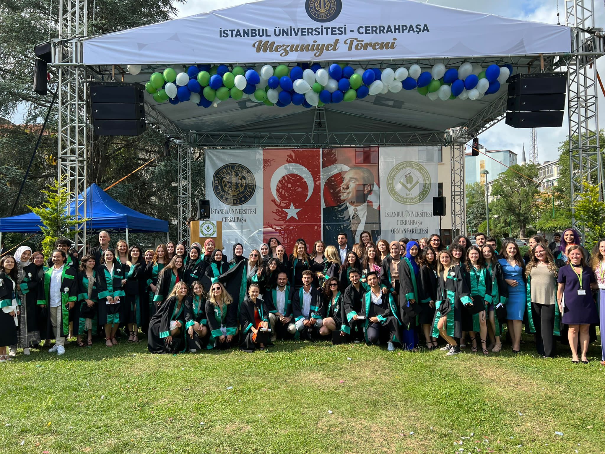 İSTANBUL ÜNİVERSİTESİ- CERRAHPAŞA ORMAN FAKÜLTESİ MEZUNİYET TORENİNE KATILDIK