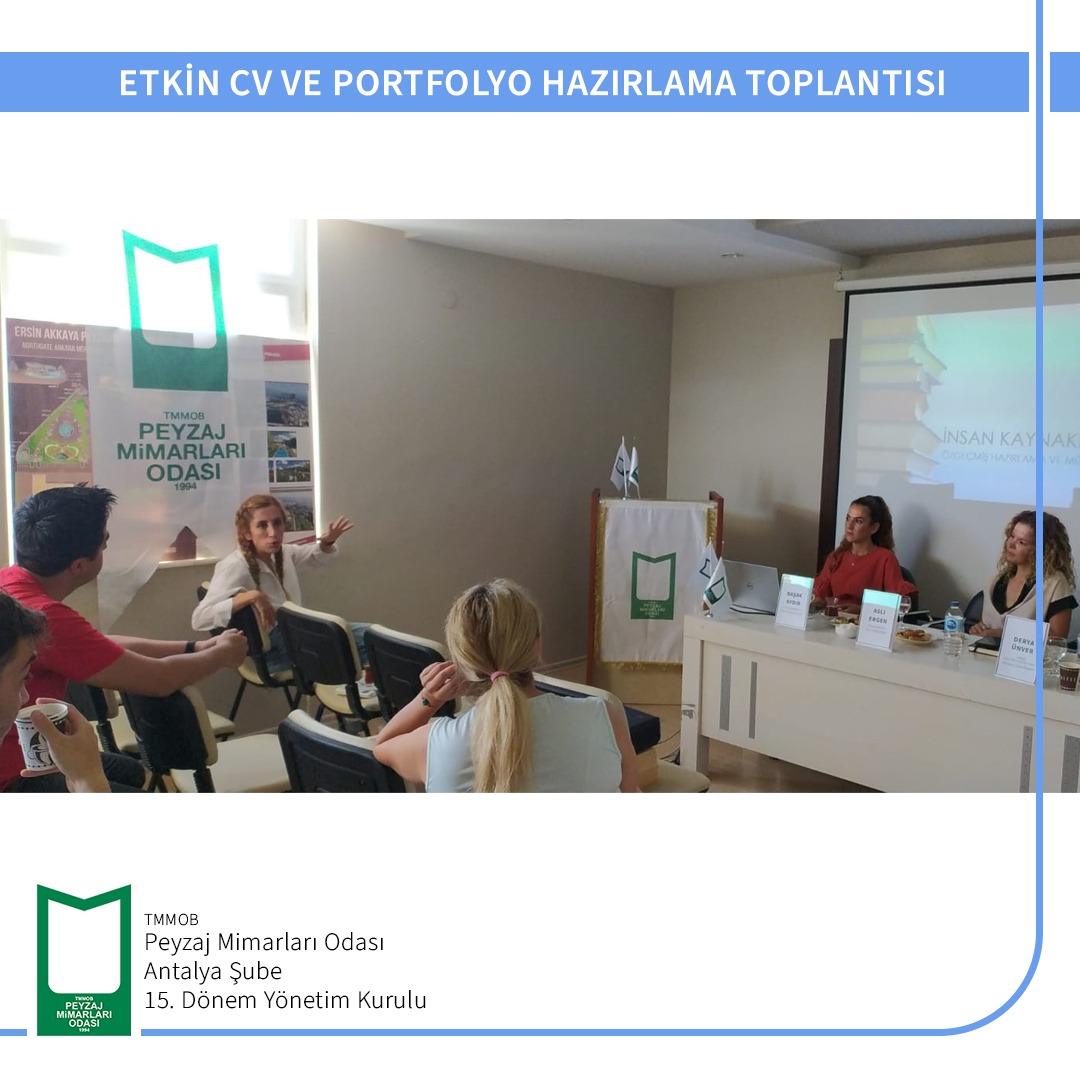 ETKİN CV VE PORTFOLYO HAZIRLAMA TOPLANTISI