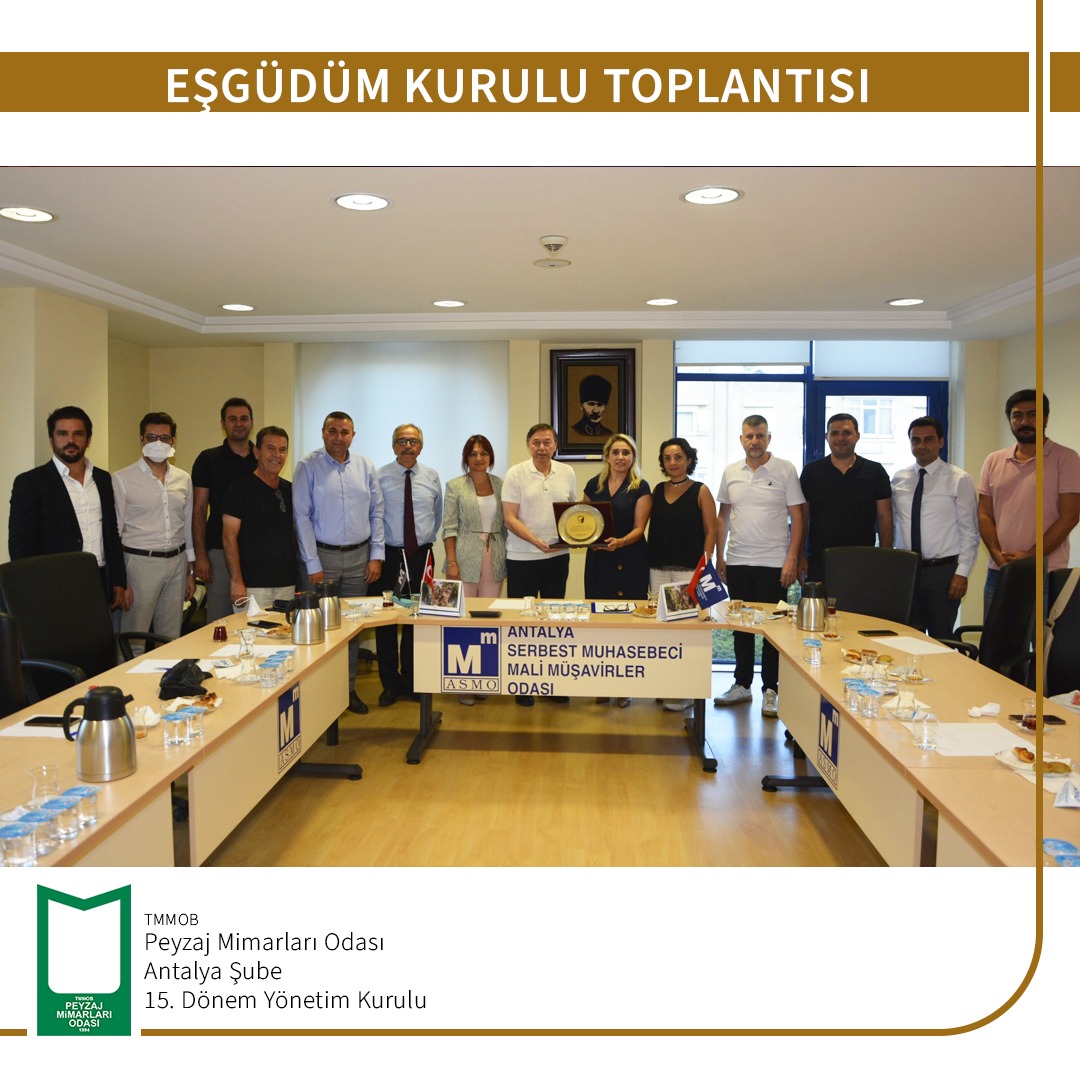 ANTALYA MESLEK ODALARI EŞGÜDÜM KURULU TOPLANTISI
