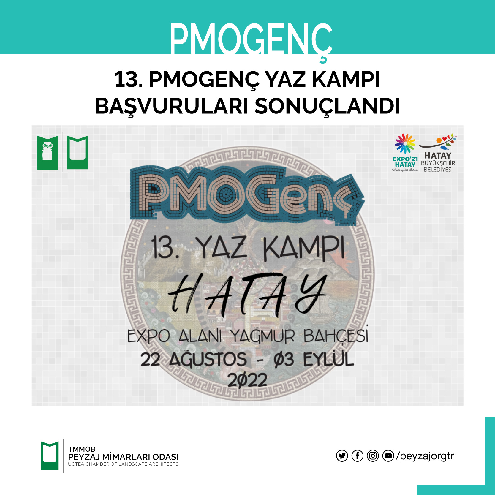 13. PMOGENÇ YAZ KAMPI BAŞVURU SONUÇLARI AÇIKLANDI