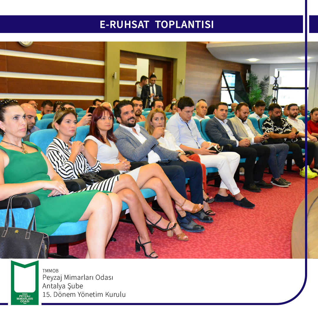 E-RUHSAT TOPLANTISINA KATILIM SAĞLADIK