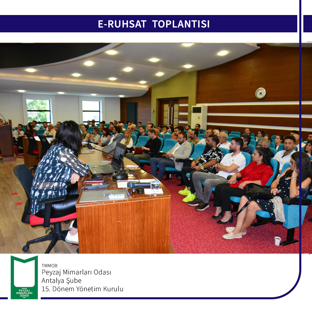 E-RUHSAT TOPLANTISINA KATILIM SAĞLADIK