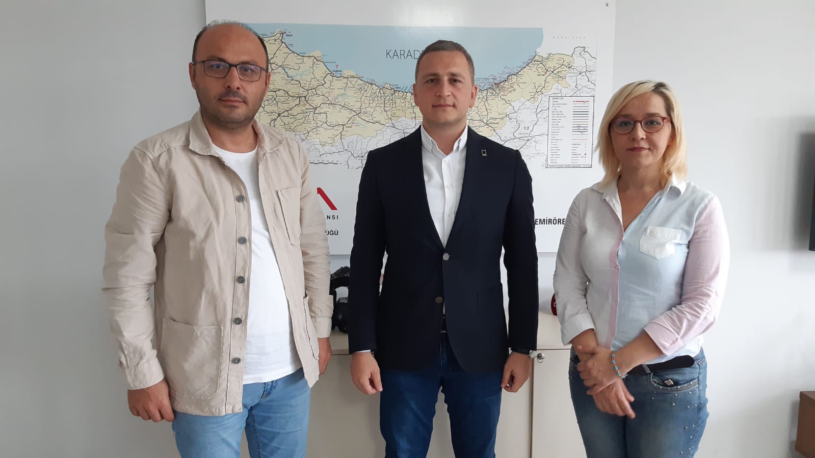 DHA TRABZON BÖLGE MÜDÜRLÜĞÜ ZİYARET EDİLDİ.