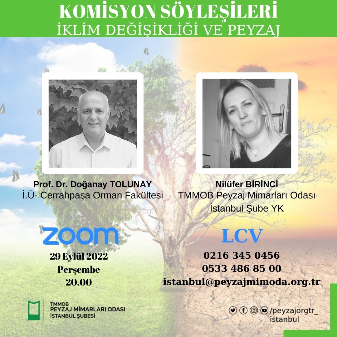 İKLİM DEĞİŞİKLİĞİ VE PEYZAJ SÖYLEŞİSİ
