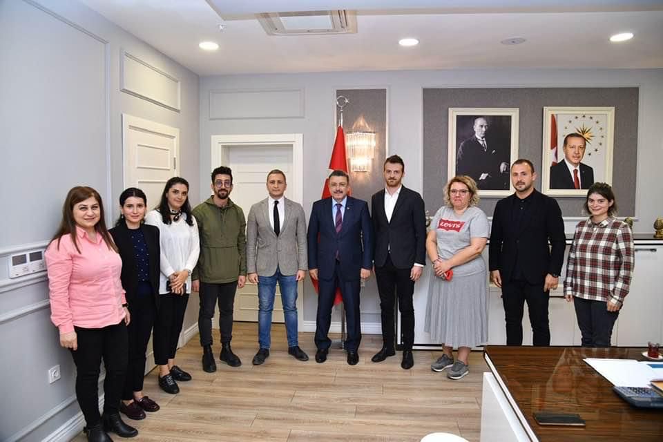 ORTAHİSAR BELEDİYE BAŞKANLIĞINA TEŞEKKÜR ZİYARETİ GERÇEKLEŞTİRİLDİ.