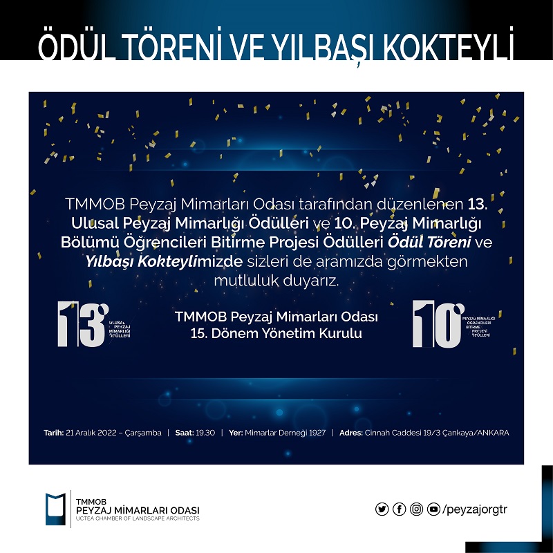 DAVET | ÖDÜL TÖRENİ VE YILBAŞI KOKTEYLİ