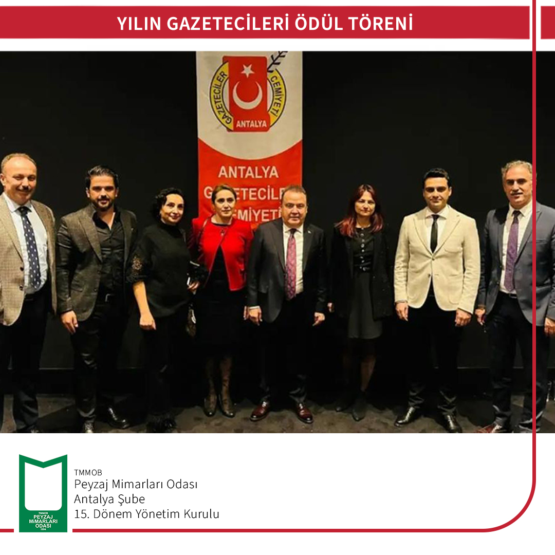YILIN GAZETECİLERİ ÖDÜL TÖRENİ