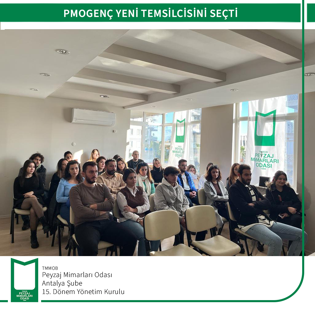 PMOGENÇ YENİ TEMSİLCİSİNİ SEÇTİ