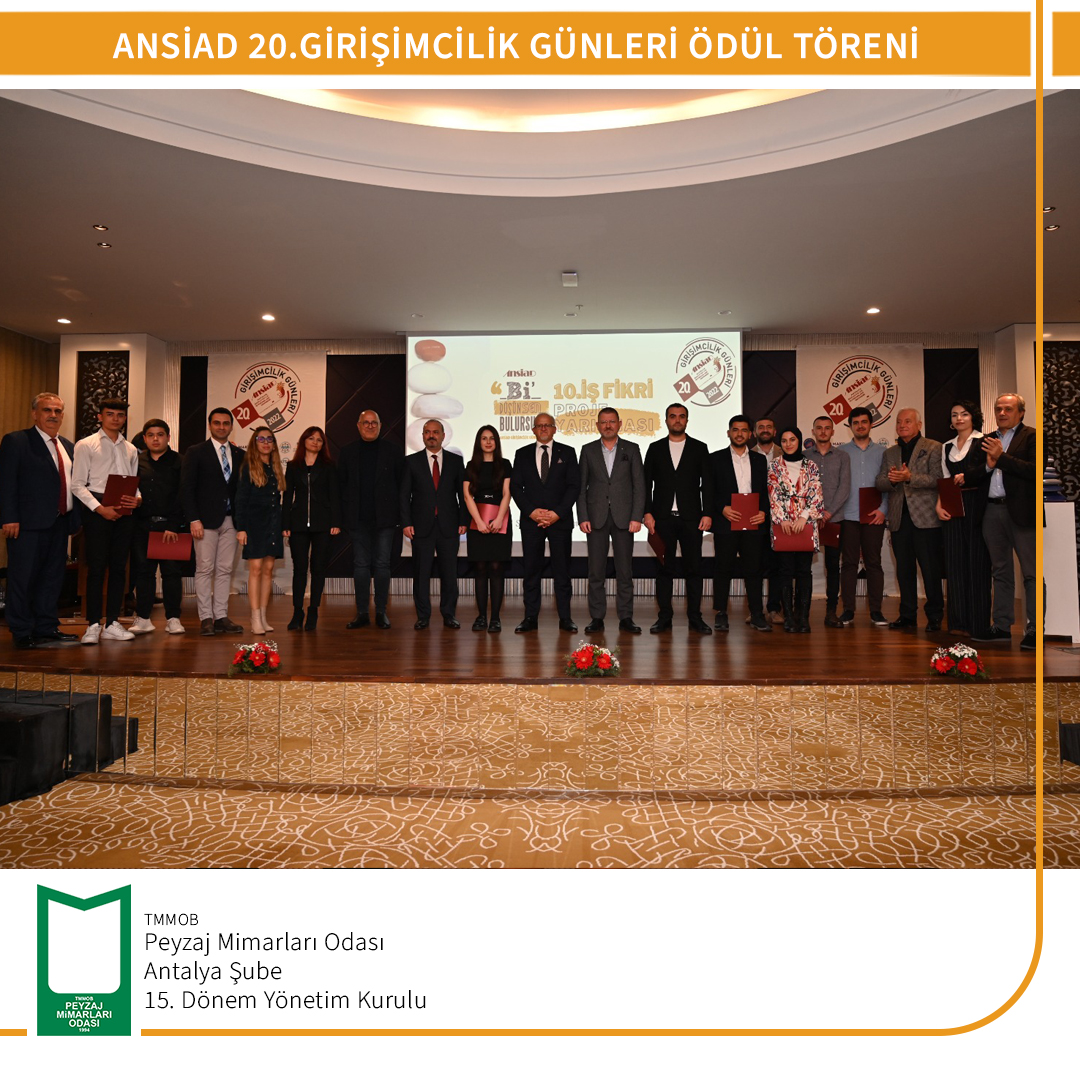 ANSİAD 20. GİRİŞİMCİLİK GÜNLERİ ÖDÜL TÖRENİ
