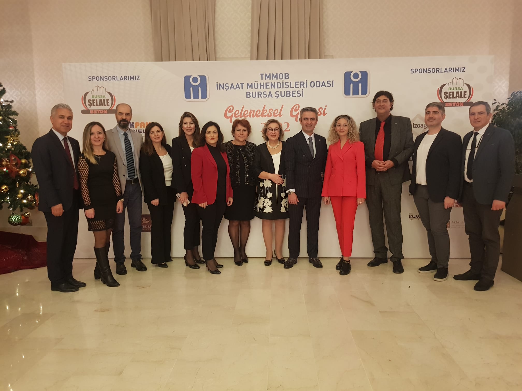  TMMOB İNŞAAT MÜHENDİSLERİ ODASI'NIN GELENEKSEL DAYANIŞMA GECESİNE KATILIM SAĞLANDI.