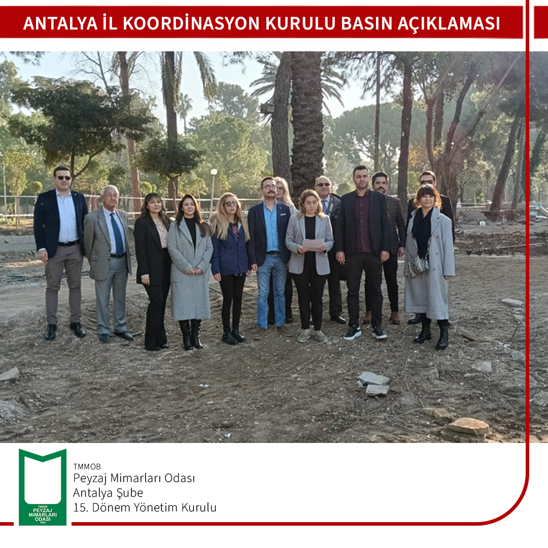 KARAALİOĞLU PARKI BASIN AÇIKLAMASI