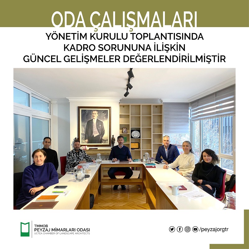 YÖNETİM KURULU TOPLANTISINDA KADRO SORUNUNA İLİŞKİN GÜNCEL GELİŞMELER DEĞERLENDİRİLMİŞTİR