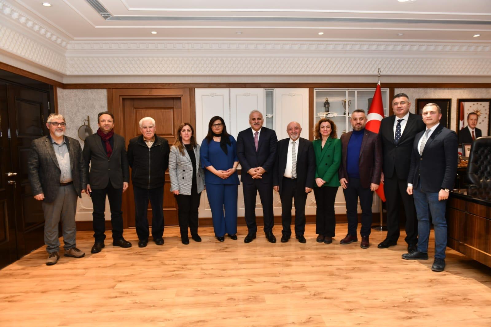 TRABZON BÜYÜKŞEHİR BELEDİYESİ BAŞKANI SN. MURAT ZORLUOĞLU MAKAMINDA ZİYARET EDİLDİ.