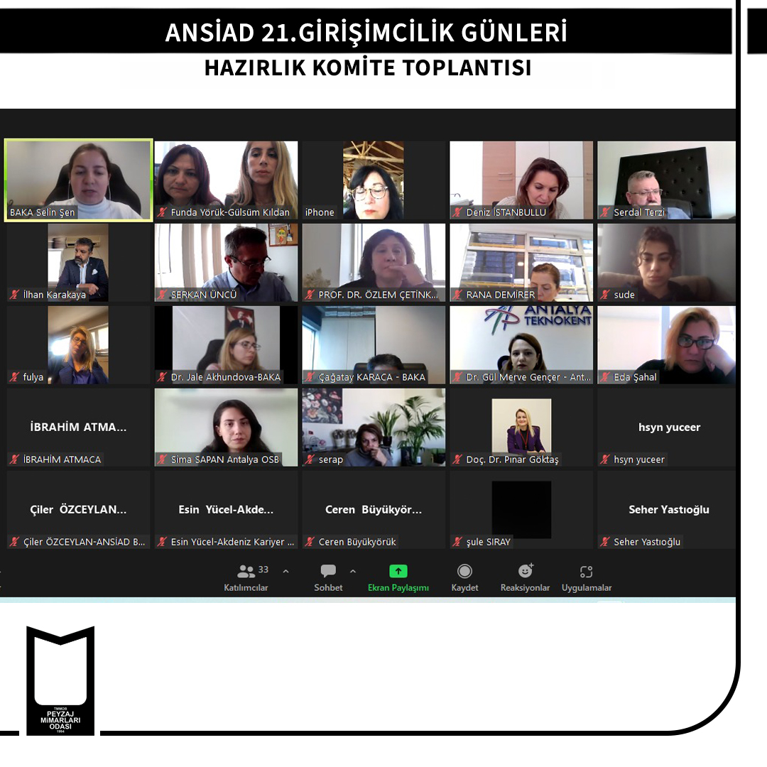 ANSİAD 21. GİRİŞİMCİLİK GÜNLERİ HAZIRLIK KOMİTESİ TOPLANTISI