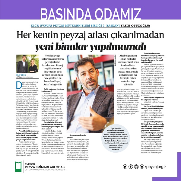 BASINDA ODAMIZ | ODAMIZ GENEL BAŞKANI YASİN OTUZOĞLU'NUN RÖPORTAJI GAZETE OKSİJEN'DE YER ALDI