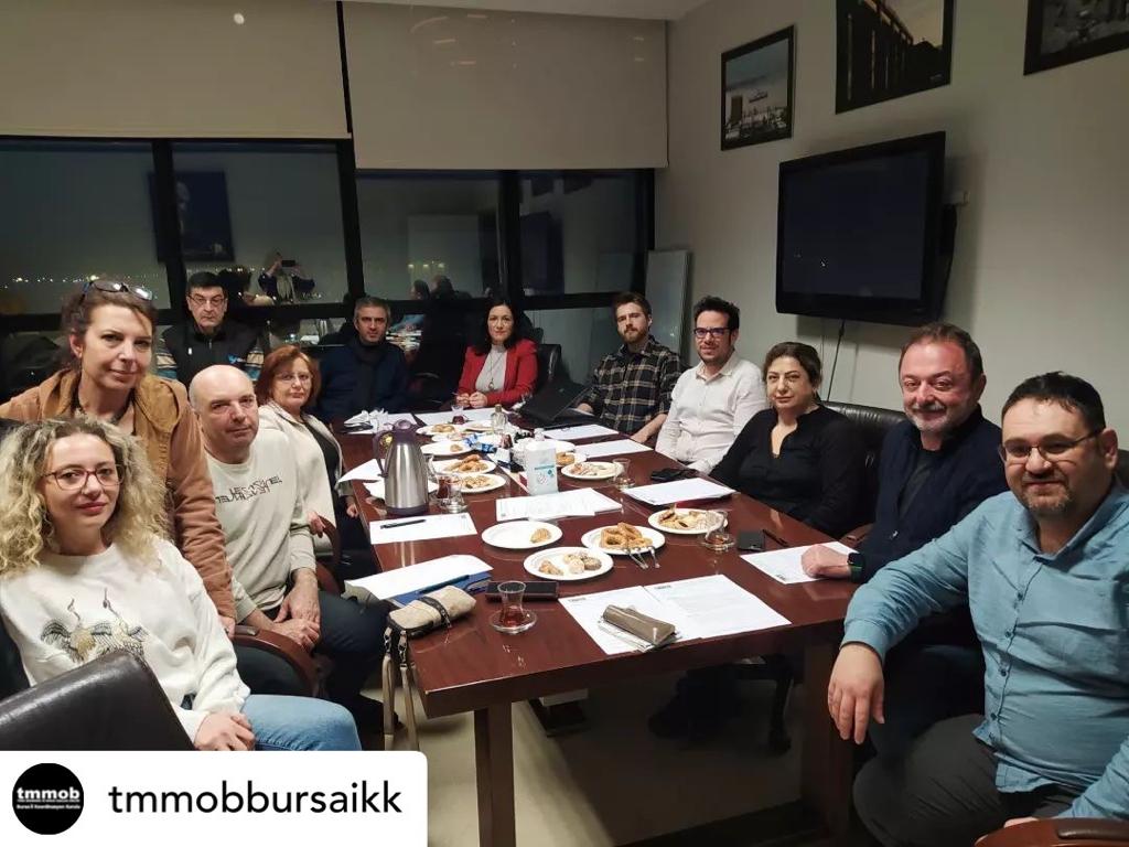 TMMOB BURSA İL KOORDİNASYON KURULU` NUN MART AYI OLAĞAN TOPLANTISI GERÇEKLEŞTİRİLDİ