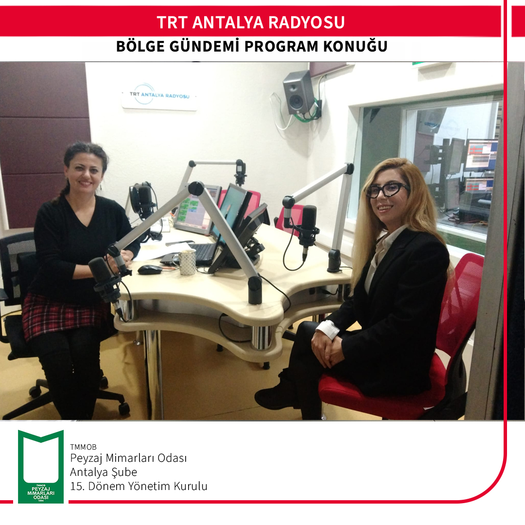 BASINDA ODAMIZ | TRT ANTALYA RADYOSU BÖLGE GÜNDEMİ PROGRAMINA KATILIM SAĞLADIK