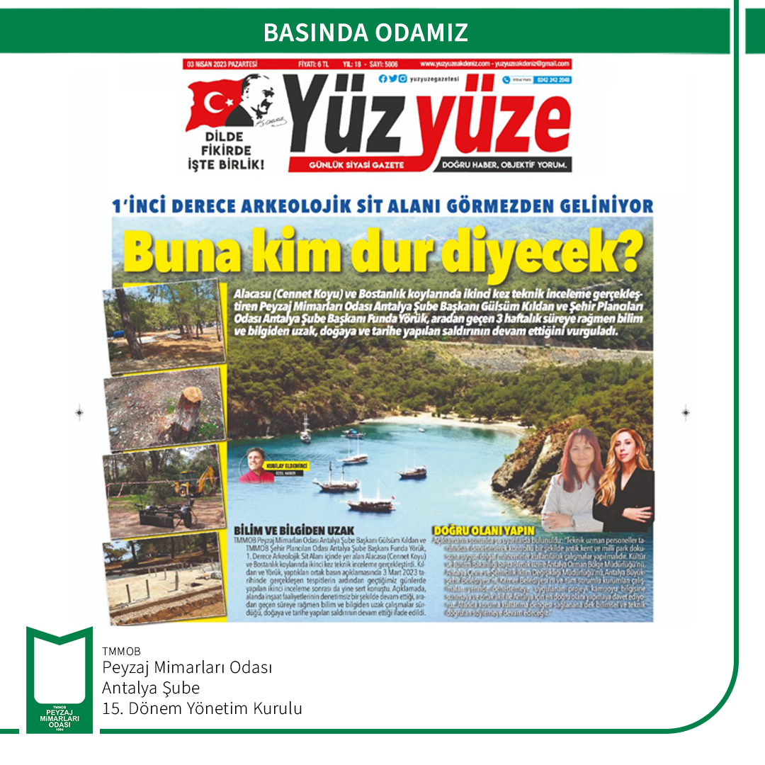 BASINDA ODAMIZ / PHASELİS KATLEDİLMEYE DEVAM EDİYOR