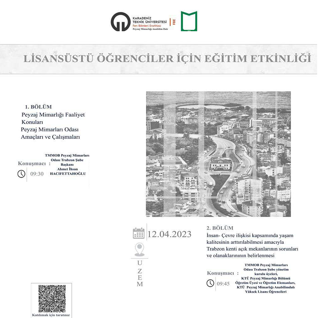 LİSANSÜSTÜ ÖĞRENCİLER İÇİN EĞİTİM ETKİNLİĞİ