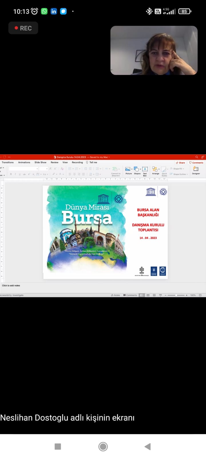 GERÇEKLEŞTİRİLEN BURSA ALAN BAŞKANLIĞI DANIŞMA KURULU TOPLANTISI