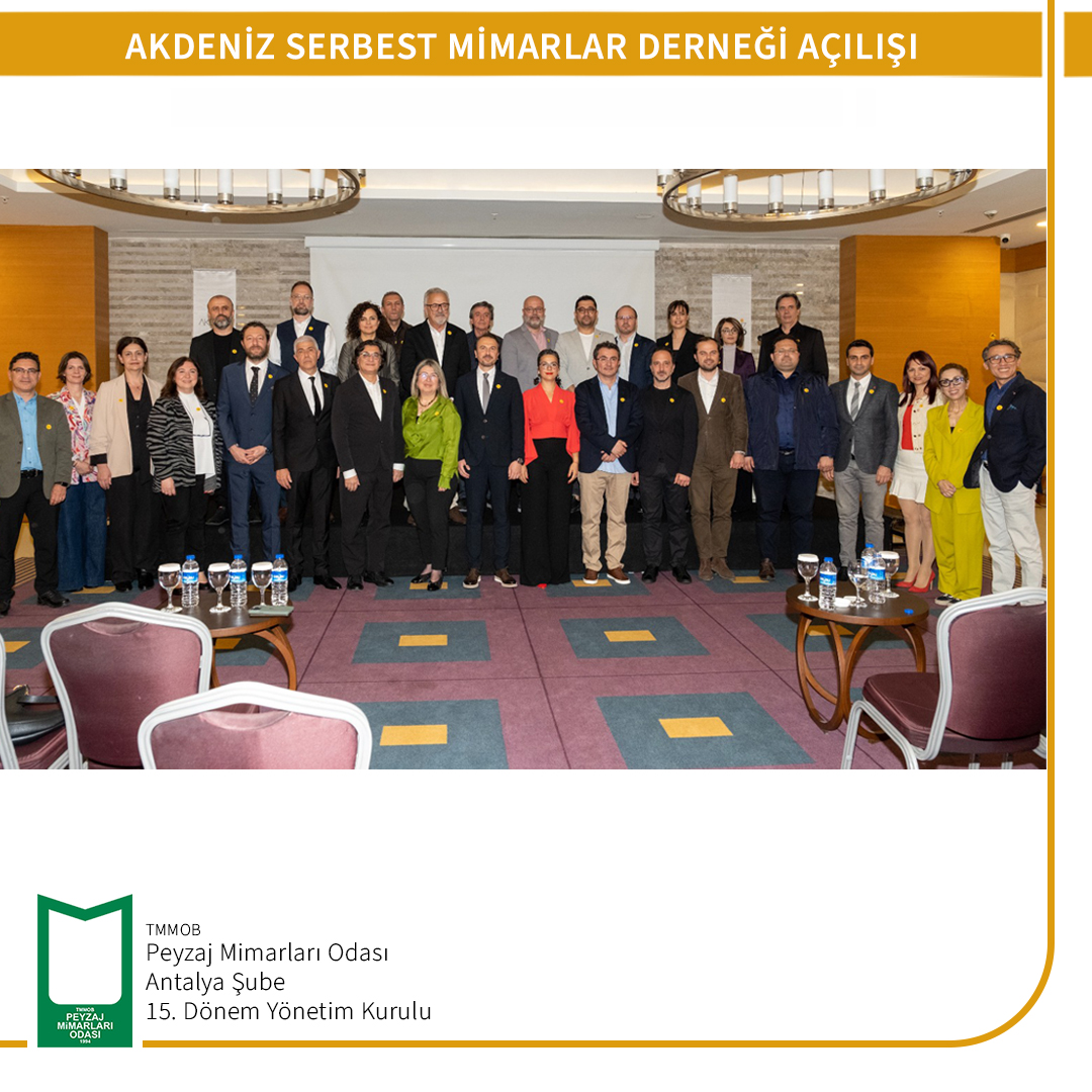 AKDENİZ SERBEST MİMARLAR DERNEĞİ AÇILIŞI

