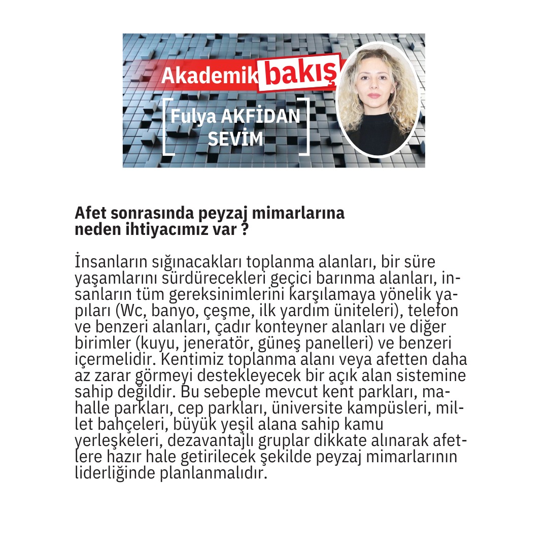 GEÇMİŞTEN GELECEĞE PEYZAJ MİMARLIĞI