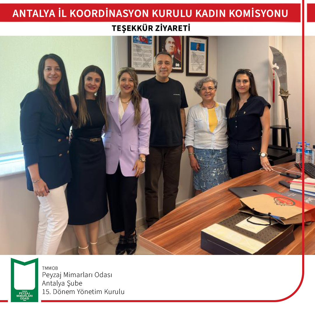 ANTALYA İKK KADIN KOMİSYONU TEŞEKKÜR ZİYARETİ