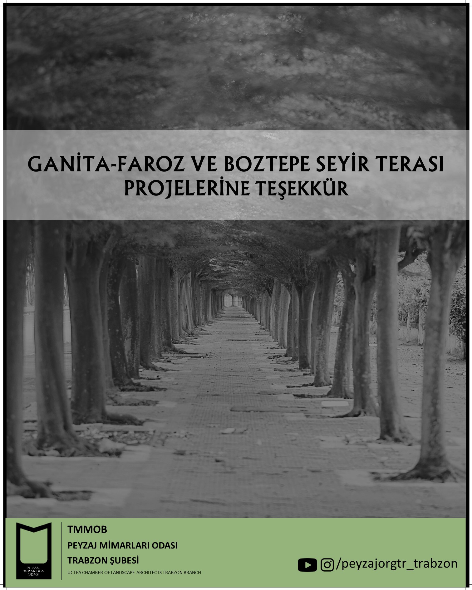 BASIN AÇIKLAMASI│GANİTA-FAROZ VE BOZTEPE SEYİR TERASI PROJELERİNE TEŞEKKÜR 