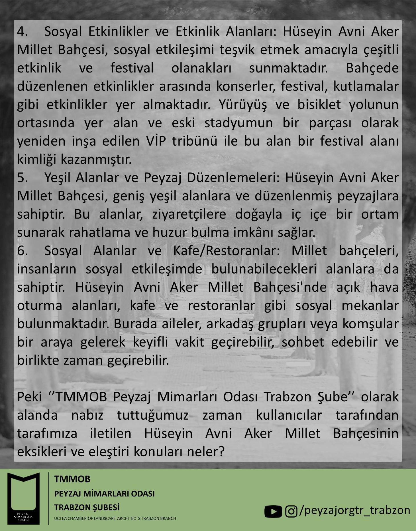 BASIN AÇIKLAMASI | AVNİ AKER MİLLET BAHÇESİ DEĞERLENDİRMESİ
