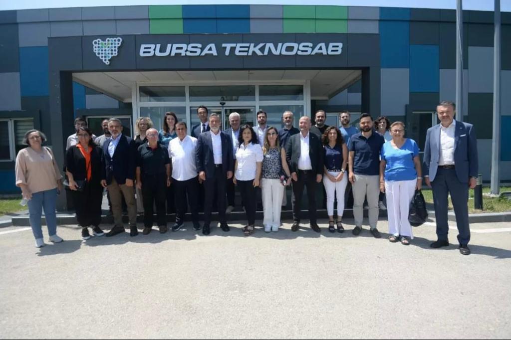 BURSA TEKNOLOJİ ORGANİZE SANAYİ BÖLGESİ (TEKNOSAB) `A  TEKNİK İNCELEME GEZİSİ GERÇEKLEŞTİRİLDİ