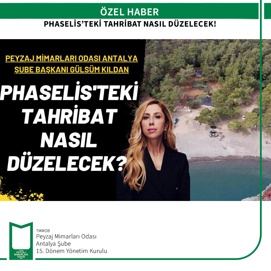 ÖZEL HABER / PHASELİS'TEKİ TAHRİBAT NASIL DÜZELECEK!