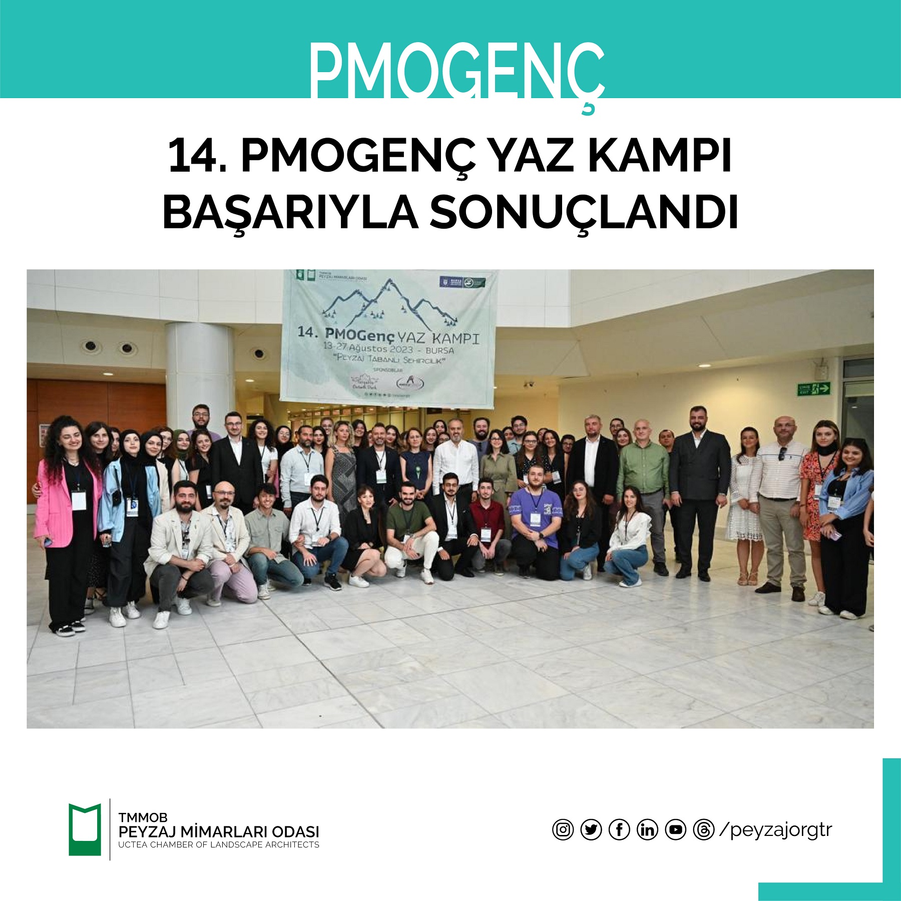 14. PMOGENÇ YAZ KAMPI BAŞARI İLE TAMAMLANDI