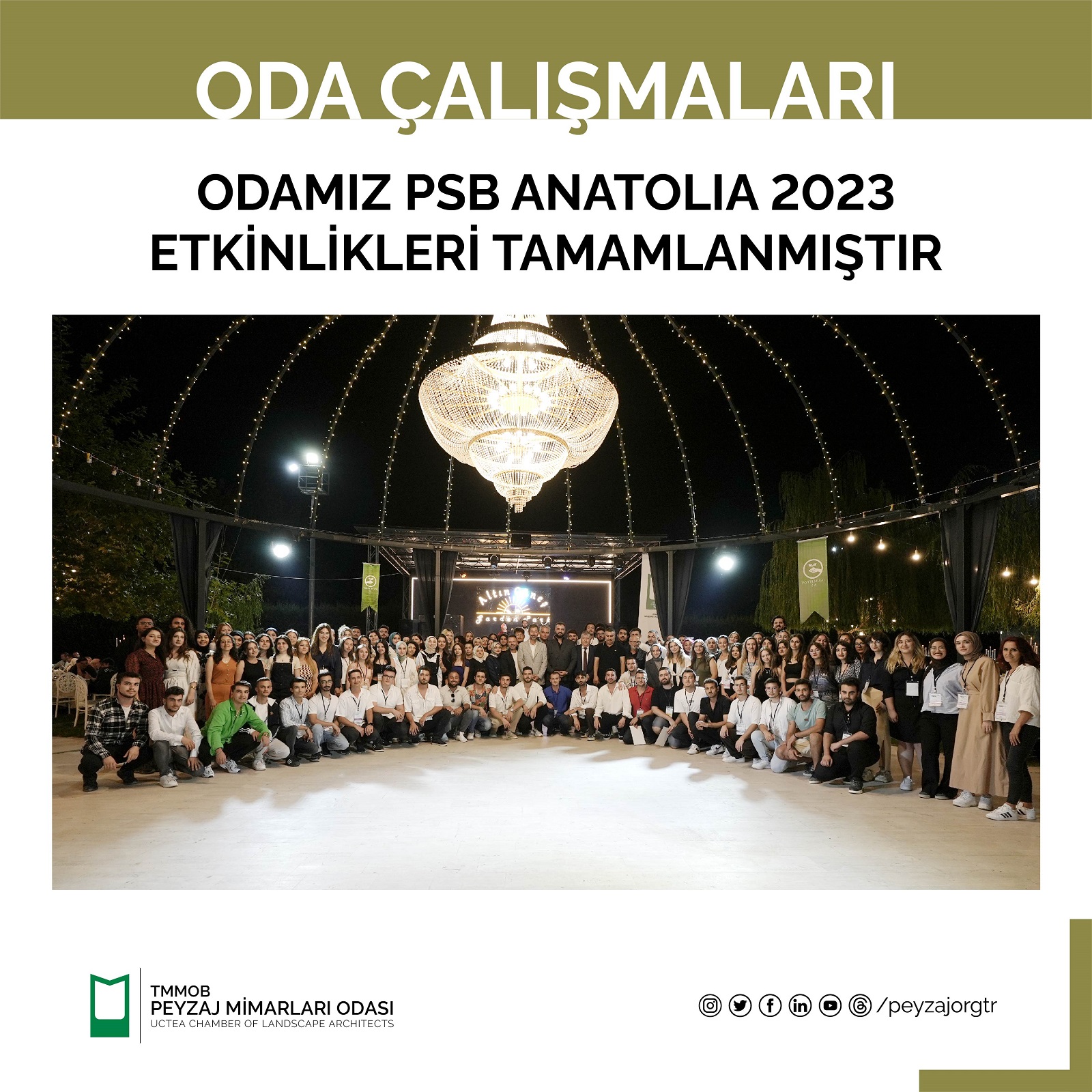 ODAMIZ PSB ANATOLIA 2023 ETKİNLİKLERİ TAMAMLANMIŞTIR