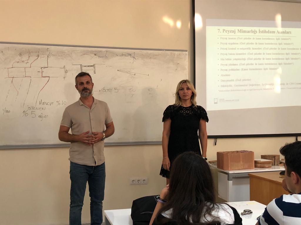 PEYZAJ MİMARLARI ODASI GELECEĞİN PEYZAJ MİMARLARIYLA BULUŞUYOR/ ÇUKUROVA ÜNİVERSİTESİ