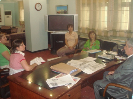 VAN BELEDİYE BAŞKANI  MAKAMINDA ZİYARET EDİLDİ.