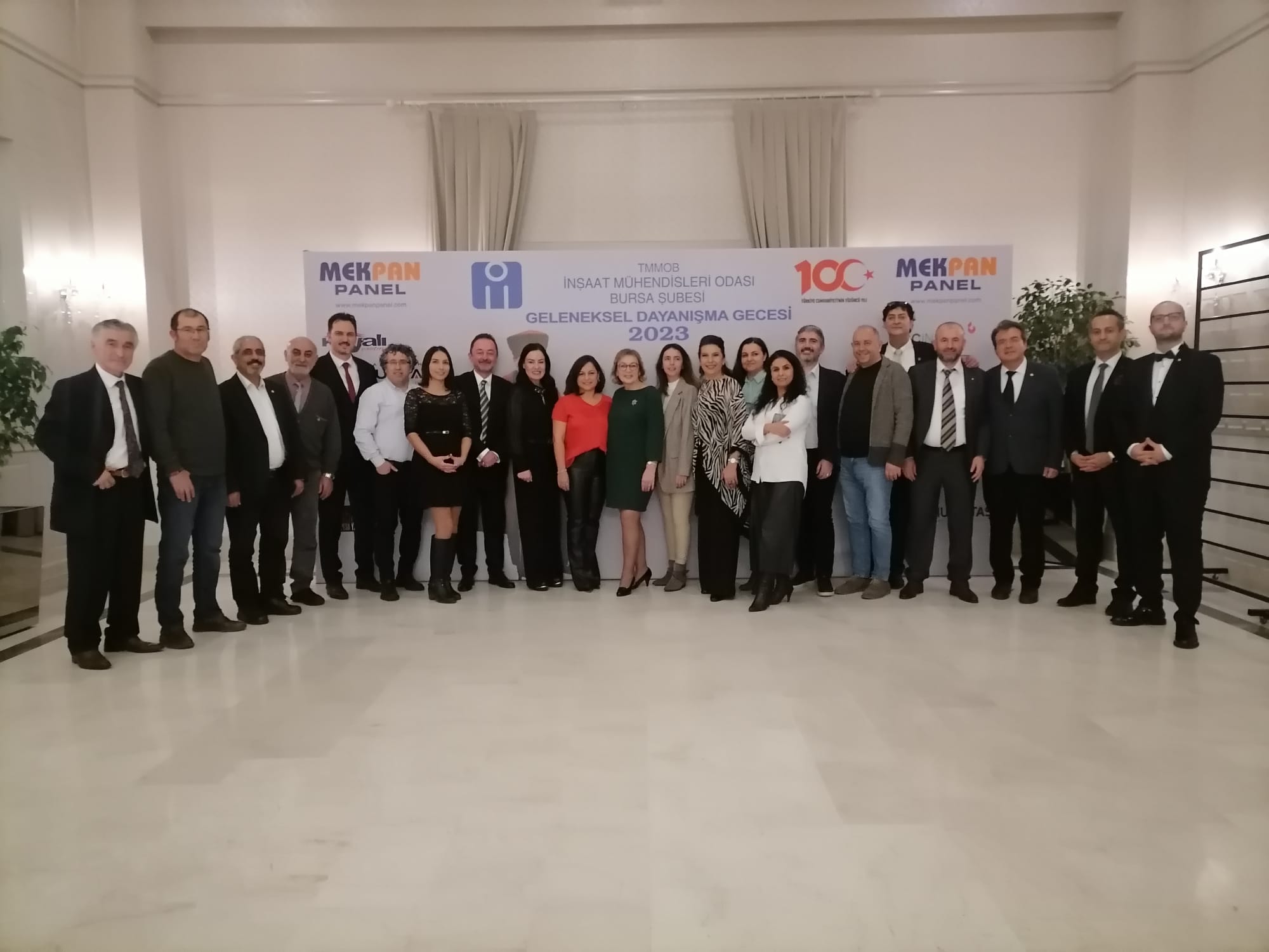 ETKİNLİK | İNŞAAT MÜHENDİSLERİ ODASI'NIN GELENEKSEL DAYANIŞMA GECESİNE KATILIM SAĞLANDI.
