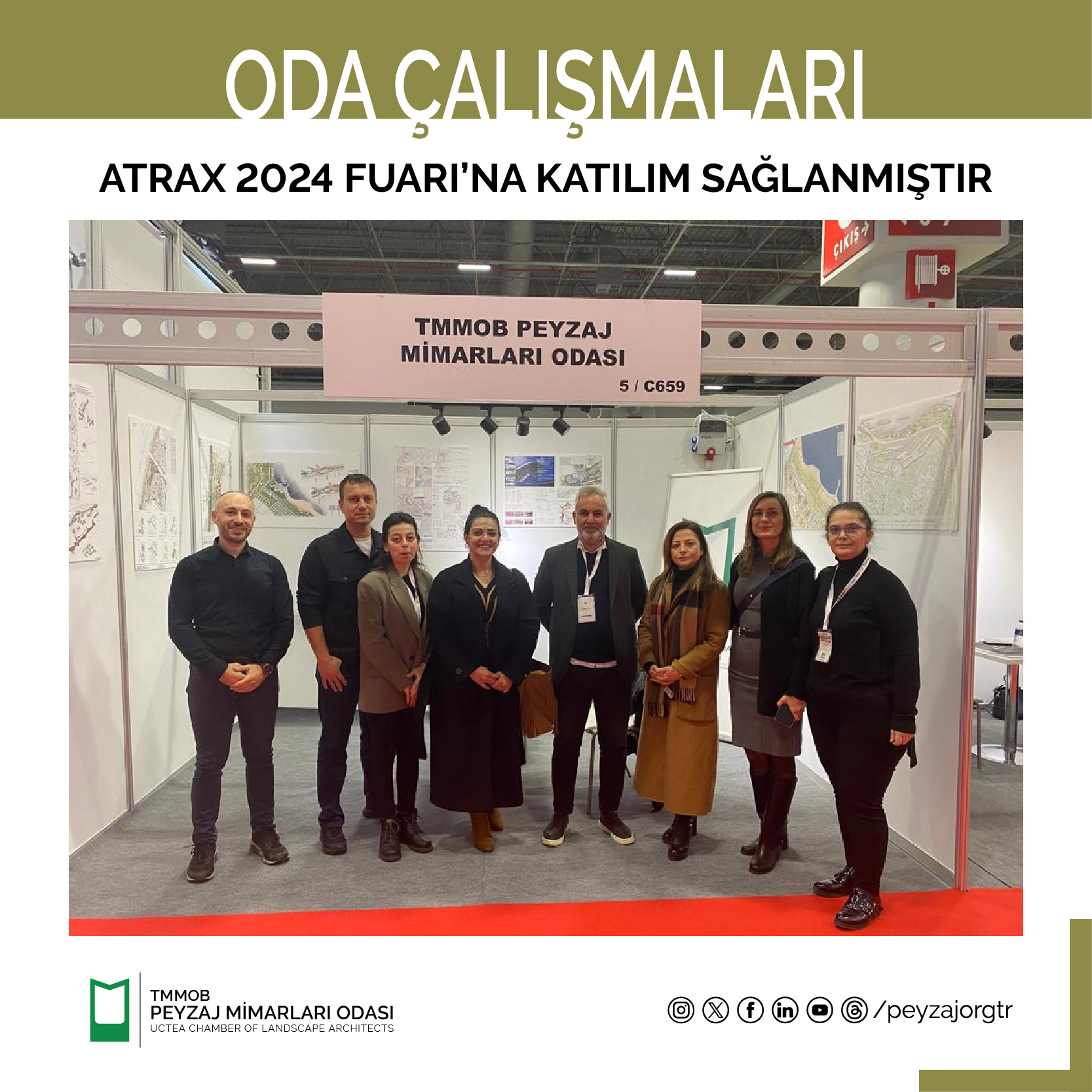 ATRAX 2024 FUARI'NA KATILIM SAĞLANMIŞTIR