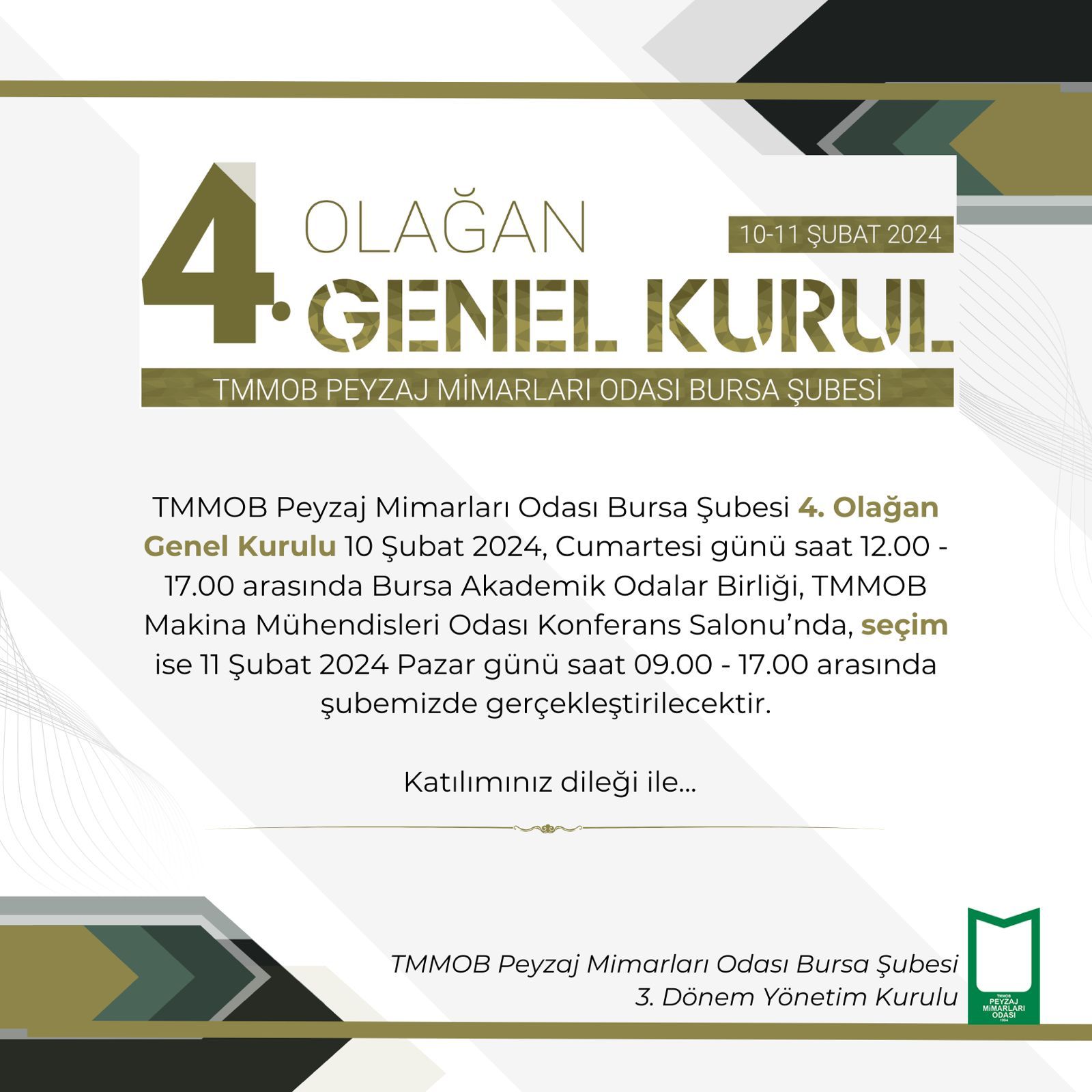 GENEL KURUL DAVETİ 