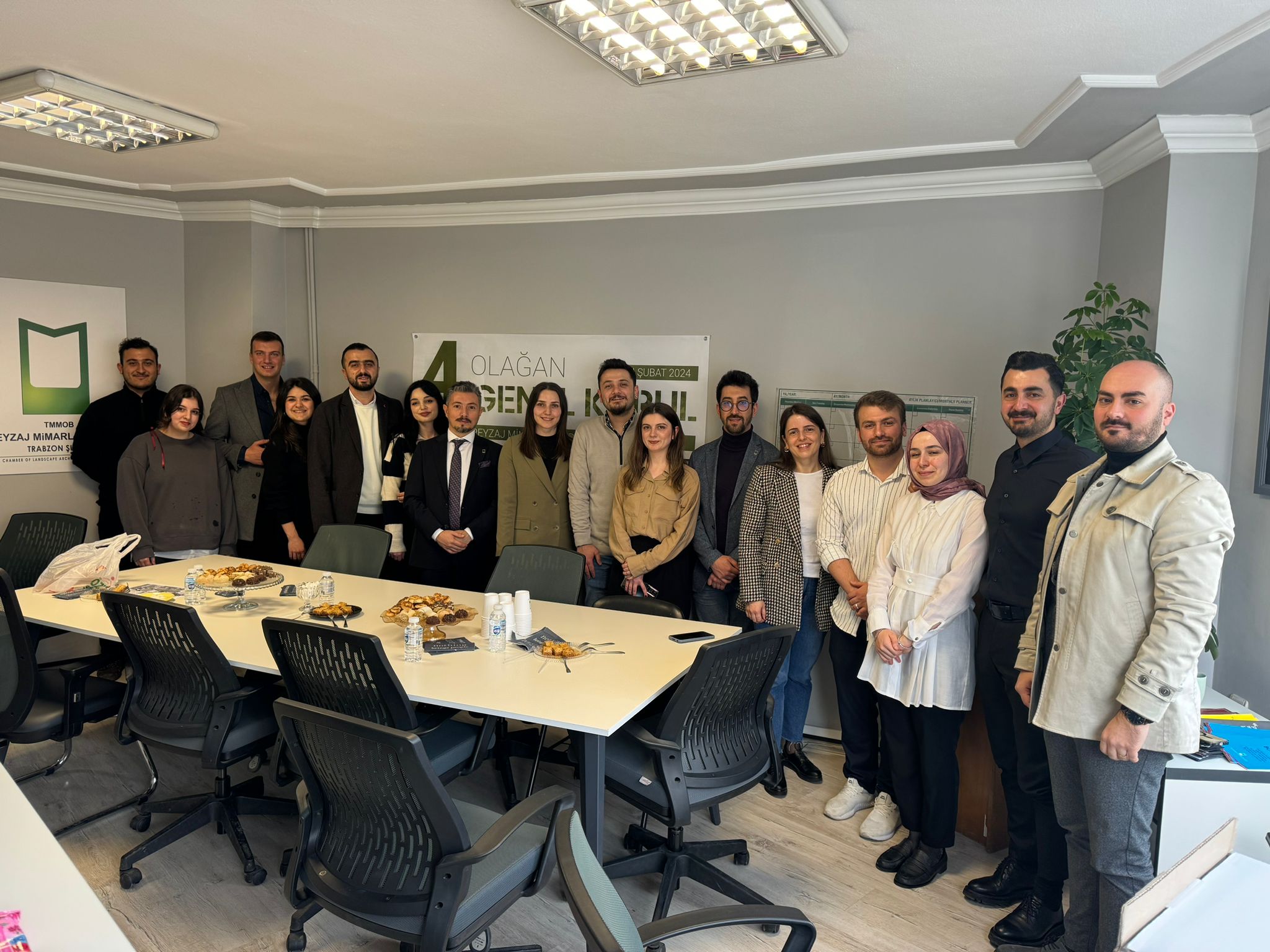 TMMOB PEYZAJ MİMARLARI ODASI TRABZON ŞUBESİ 4. OLAĞAN GENEL KURULU BAŞARI İLE GERÇEKLEŞTİRİLMİŞTİR.