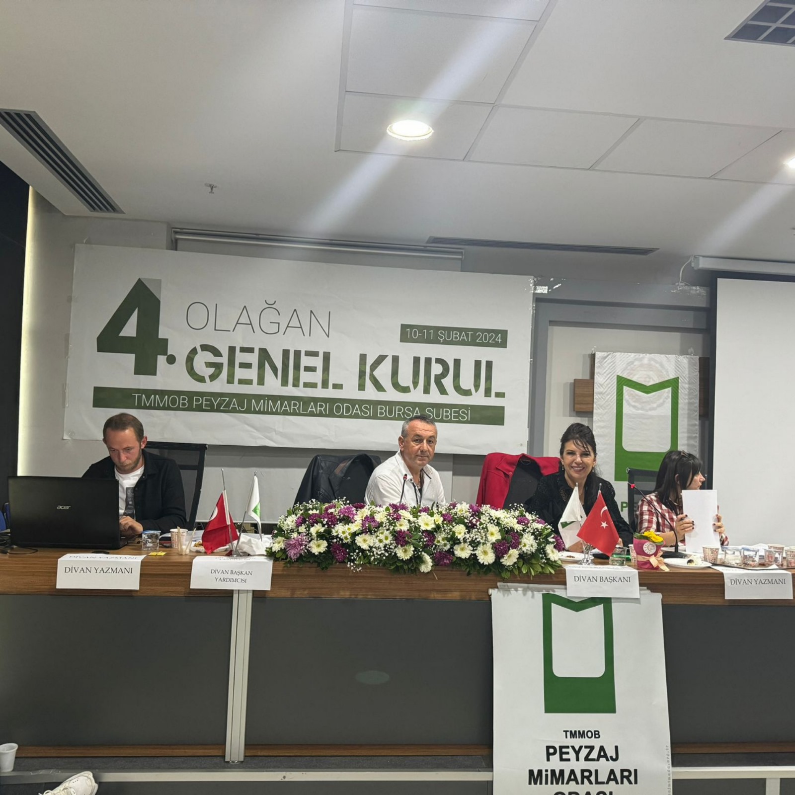 GENEL KURUL | TMMOB PEYZAJ MİMARLARI ODASI BURSA ŞUBESİ 4. OLAĞAN GENEL KURULU TAMAMLANDI.