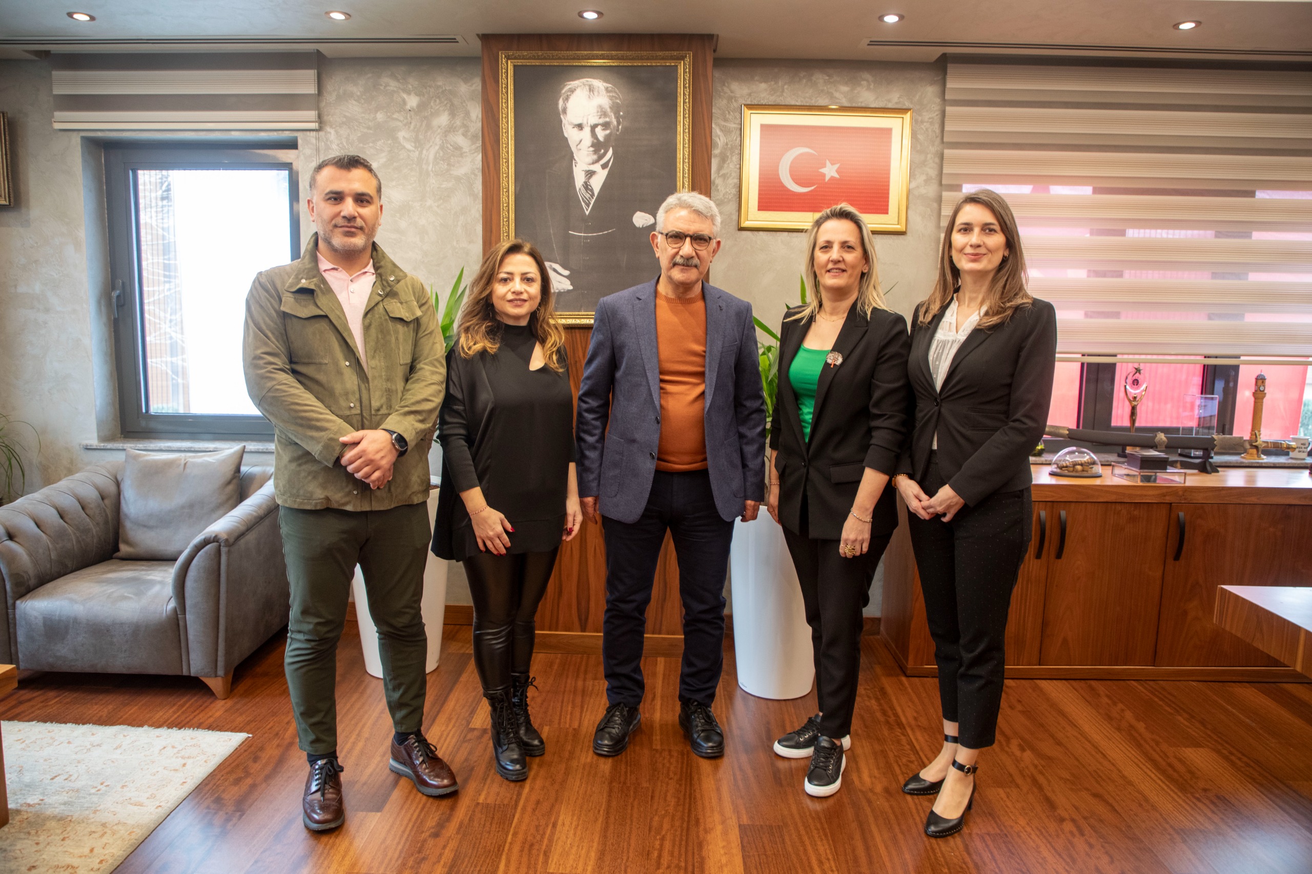 AĞAÇ VE PEYZAJ A.Ş. GENEL MÜDÜRÜ SN. ALİ SUKAS MAKAMINDA ZİYARET EDİLDİ