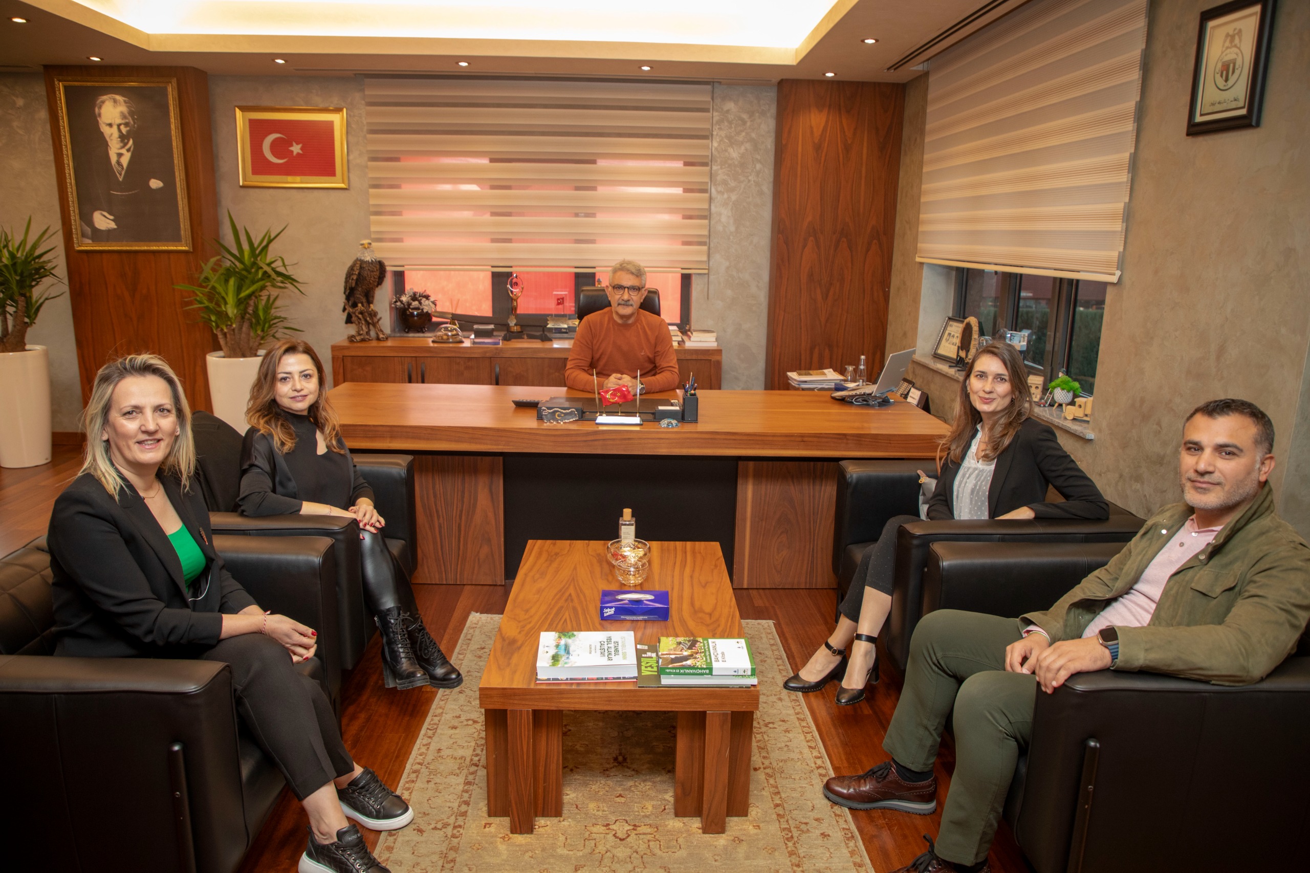 AĞAÇ VE PEYZAJ A.Ş. GENEL MÜDÜRÜ SN. ALİ SUKAS MAKAMINDA ZİYARET EDİLDİ