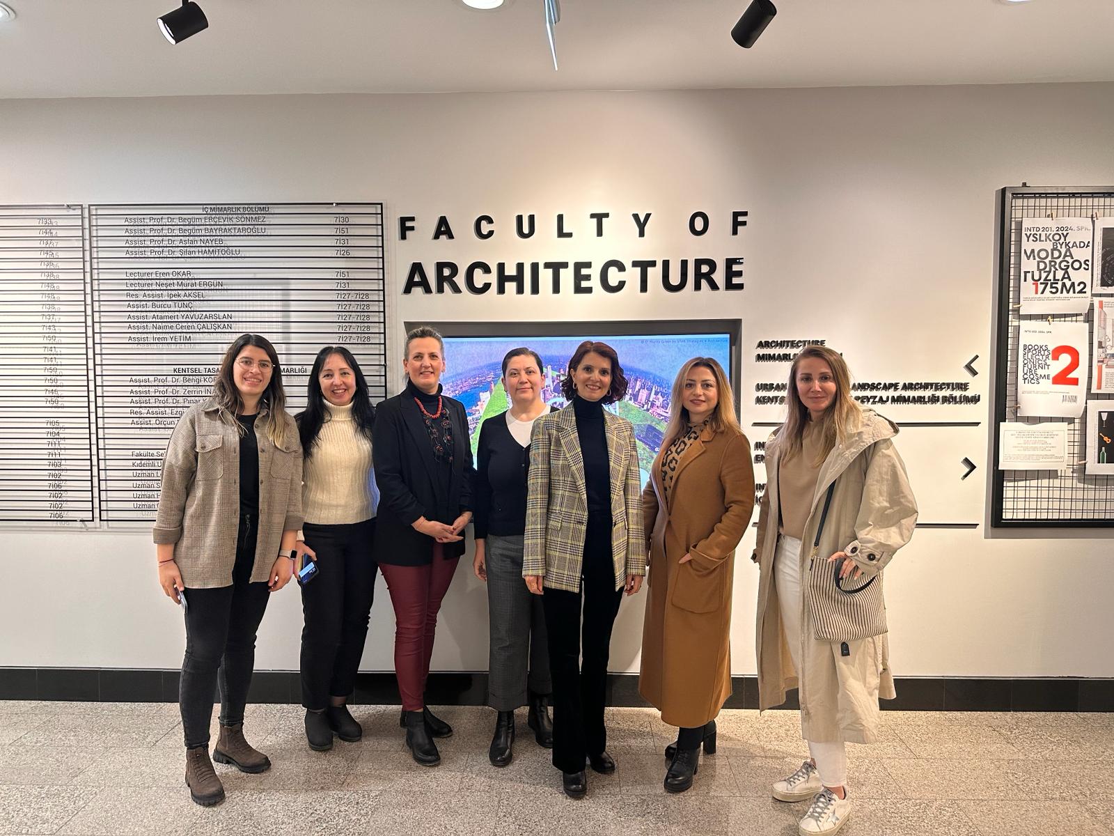 T.C. YEDİTEPE ÜNİVERSİTESİ KENTSEL TASARIM VE PEYZAJ MİMARLIĞI BÖLÜMÜ ZİYARET EDİLDİ