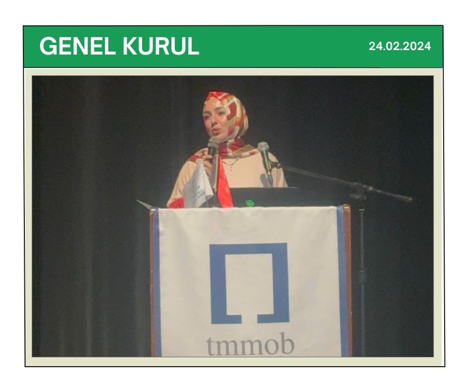 GENEL KURUL | TMMOB MİMARLAR ODASI BURSA ŞUBESİ GENEL KURULU'NA KATILIM SAĞLANDI.