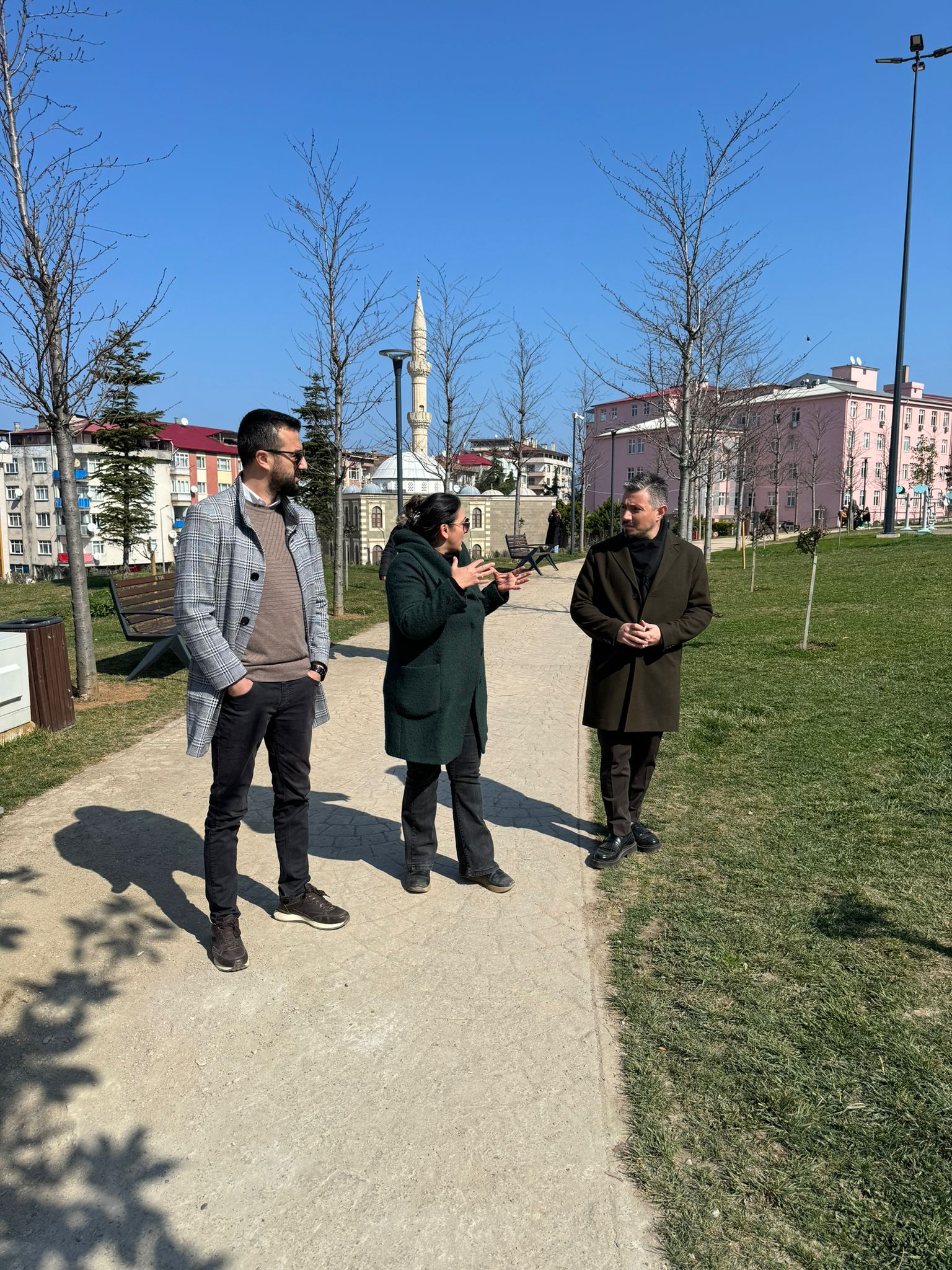 MESLEKİ ZİYARETLER | TRABZON İLİ ORTAHİSAR İLÇESİ (ESKİ AVNİ AKER STADYUMU YERİ) 2. ETAP MİLLET BAHÇESİ ŞANTİYE ZİYARETİ