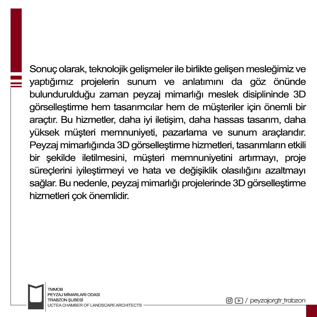 BASIN AÇIKLAMASI | PEYZAJ MİMARLIĞINDA 3D GÖRSELLEŞTİRME VE YAPAY ZEKA TEKNOLOJİLERİ